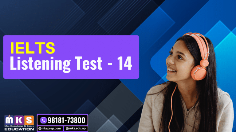 Listening Test – 14