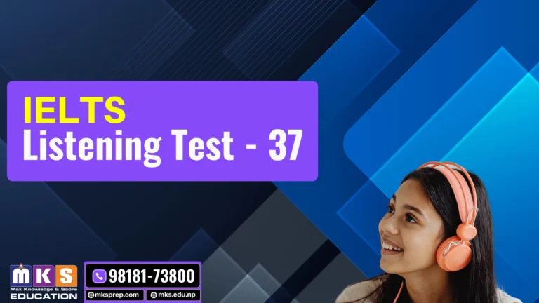 Listening Test – 37