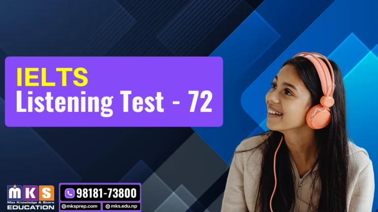 Listening Test – 72