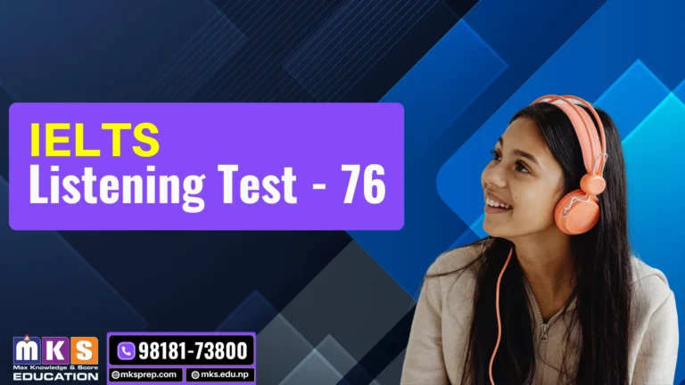 Listening Test – 76
