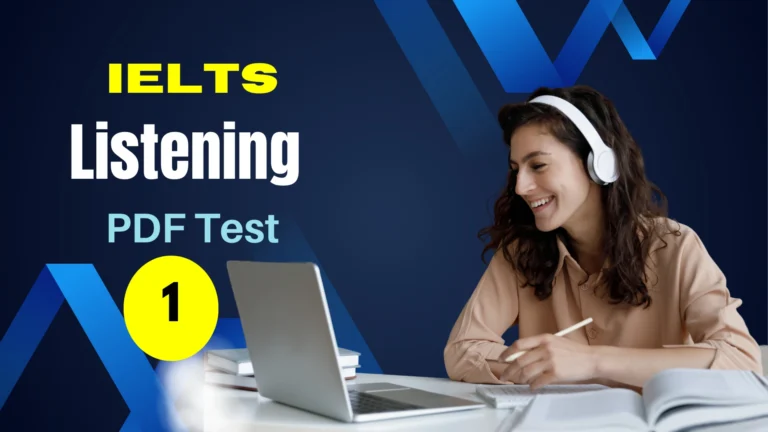 Listening PDF Test – 1