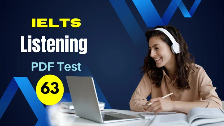 Listening PDF Test – 63