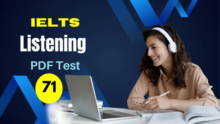 Listening PDF Test – 71