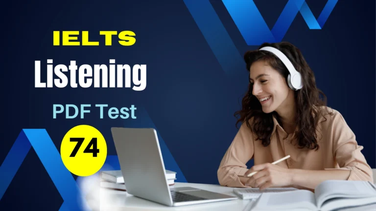 Listening PDF Test – 74
