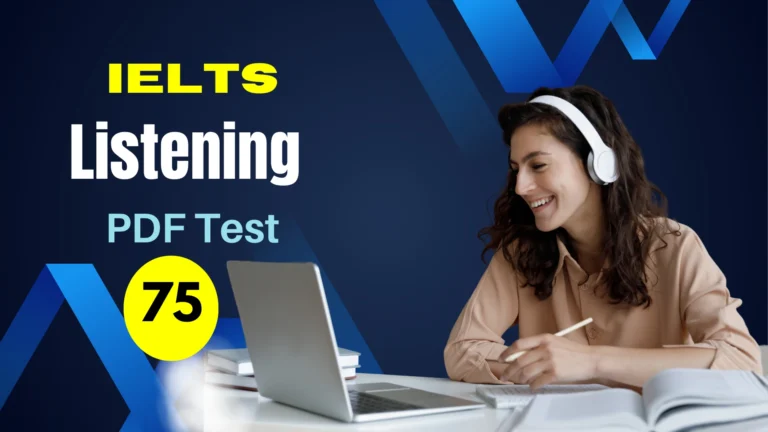 Listening PDF Test – 75