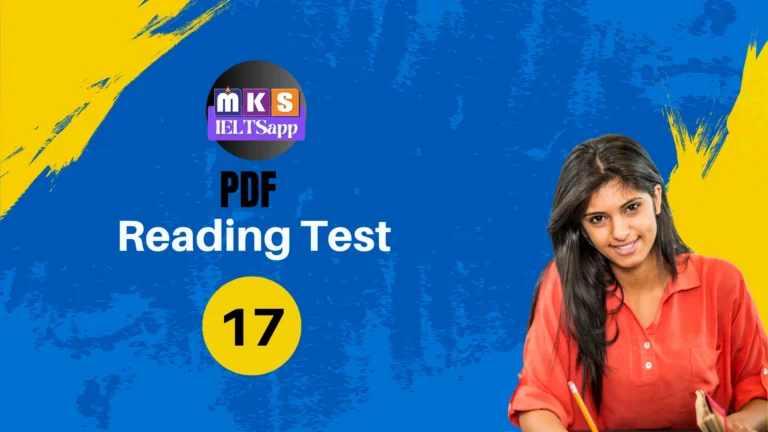 Reading PDF Test – 17