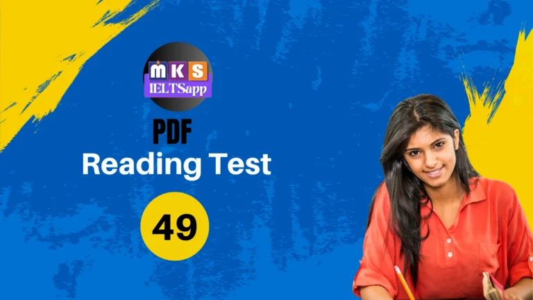 Reading PDF Test – 49
