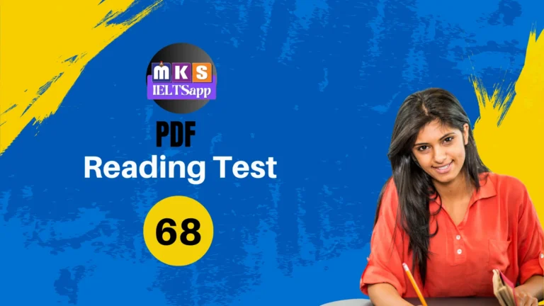 Reading PDF Test – 68