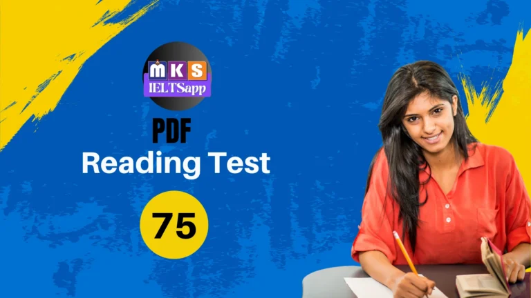 Reading PDF Test – 75