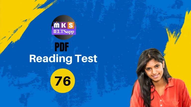 Reading PDF Test – 76