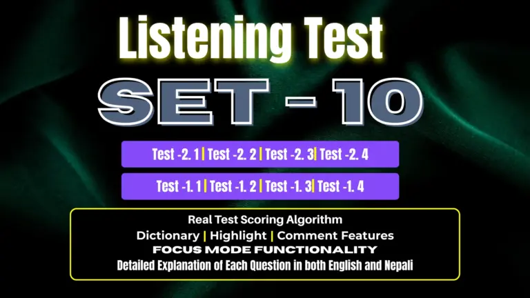 Listening SET – 10