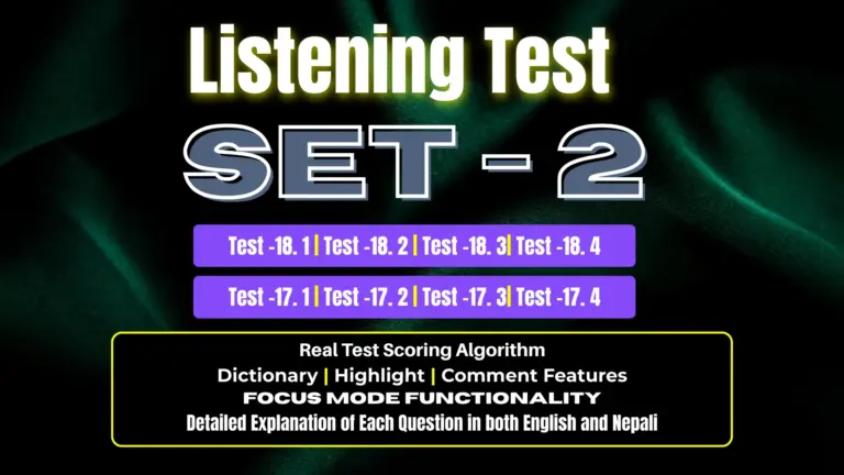 Listening SET – 2