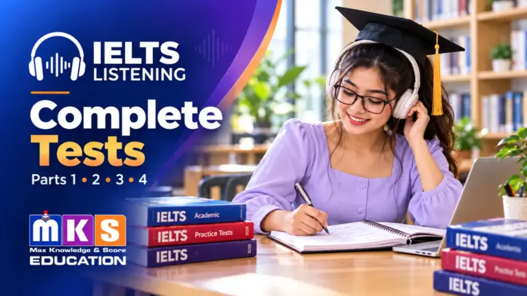 IELTS LISTENING Complete Tests: graduate student practising listening