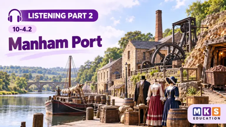 Manham Port — IELTS listening, test 10-4.2.
