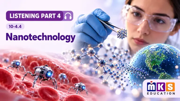 Nanotechnology — IELTS listening, test 10-4.4.