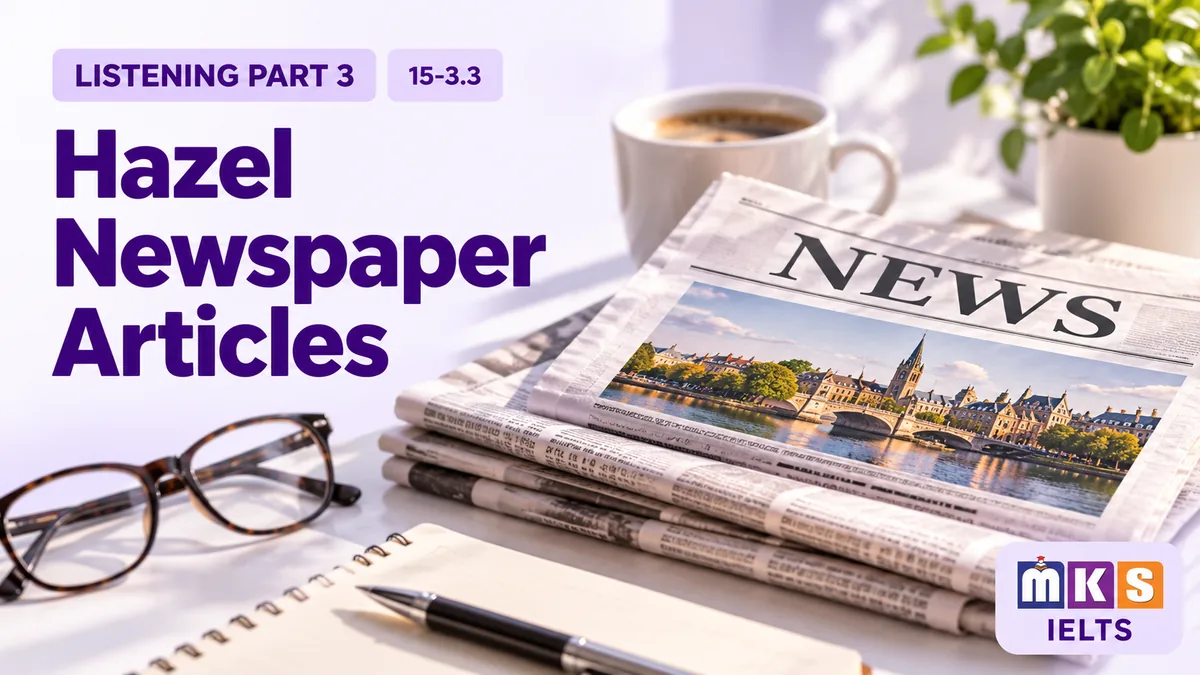 Listening 15-3.3 — Comparing Newspaper Coverage