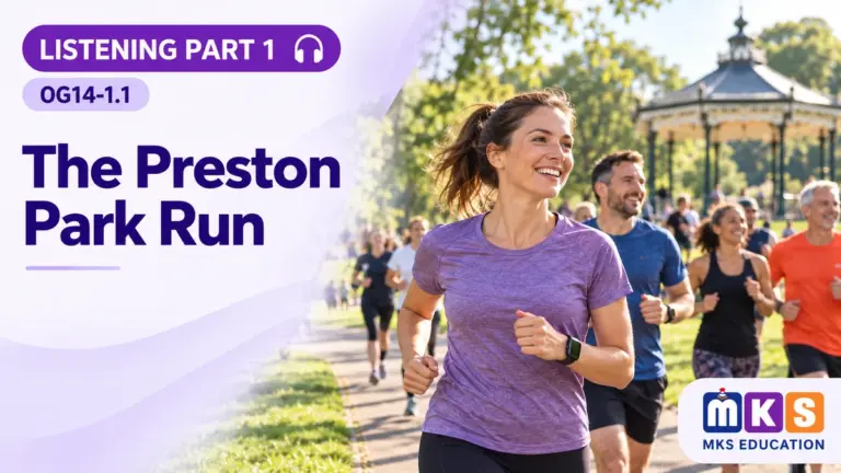 Listening OG14-1.1 — The Preston Park Run — MKS Education cover