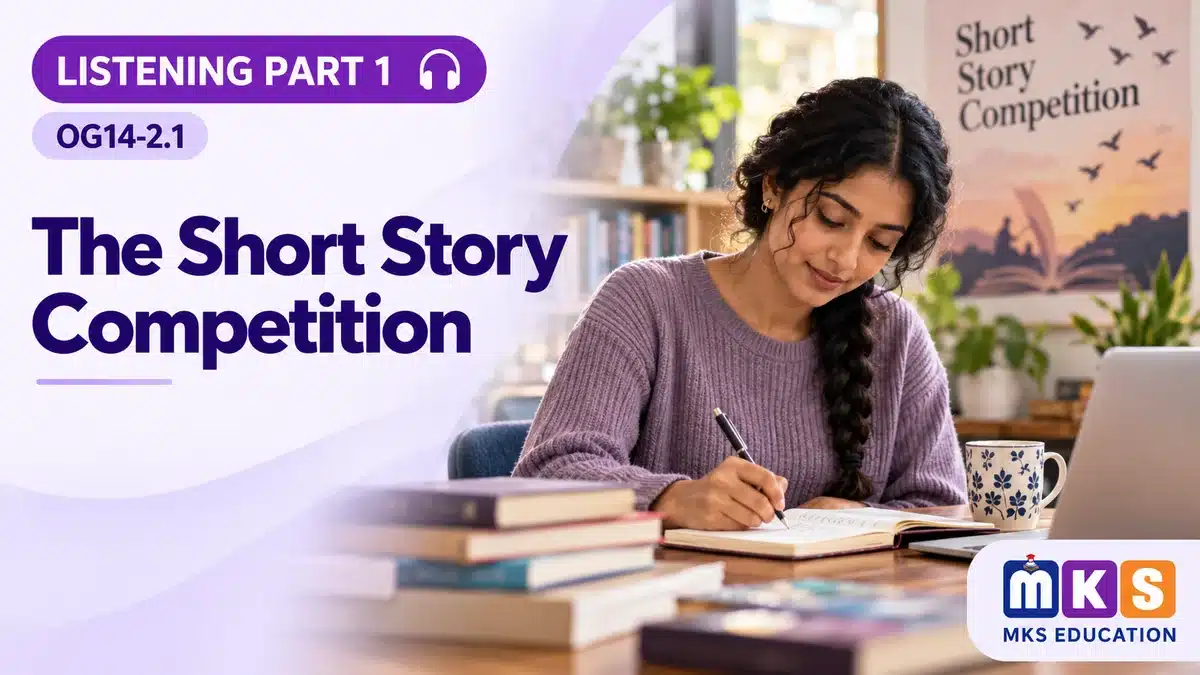 Listening OG14-2.1 — The Short Story Competition