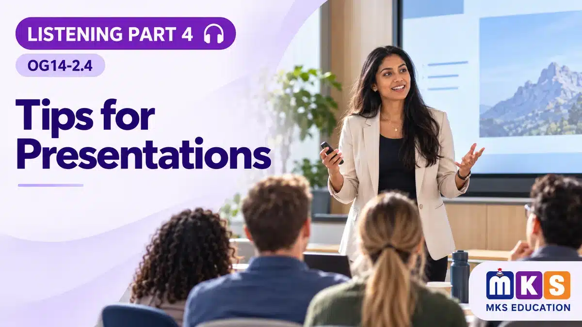 Listening OG14-2.4 — Tips for Presentations