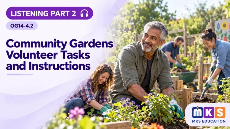 Listening OG14-4.2 — Community Gardens Volunteer Tasks and Instructions — MKS Education cover