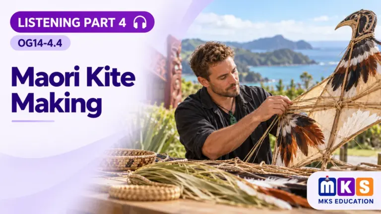 Listening OG14-4.4 — Maori Kite Making — MKS Education cover