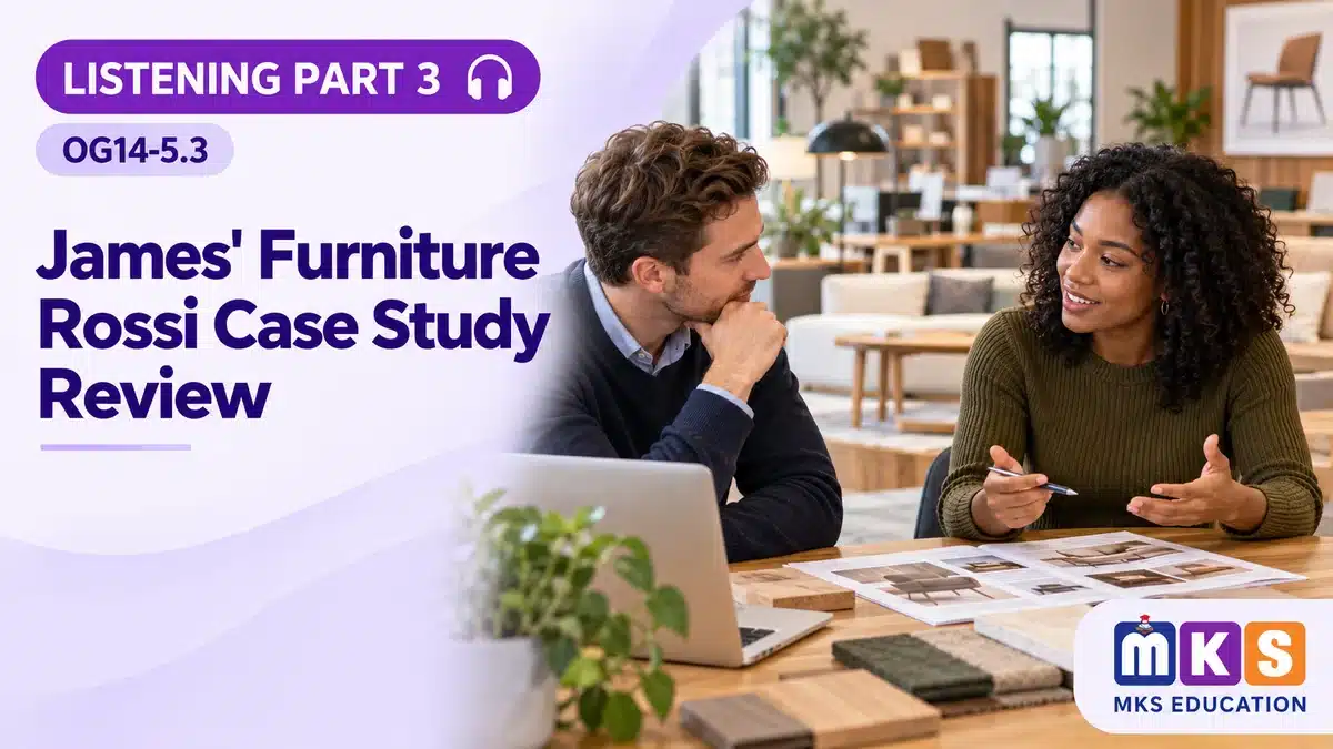 Listening OG14-5.3 — James’ Furniture Rossi Case Study Review