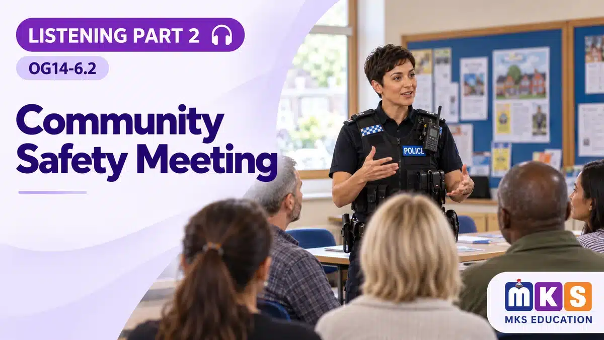 Listening OG14-6.2 — Community Safety Meeting