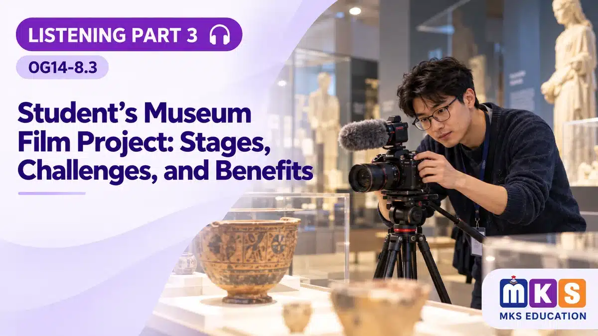 Listening OG14-8.3 — Student’s Museum Film Project: Stages, Challenges, and Benefits