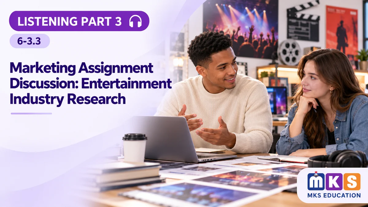 Listening 6-3.3 — Marketing Assignment Discussion: Entertainment Industry Research