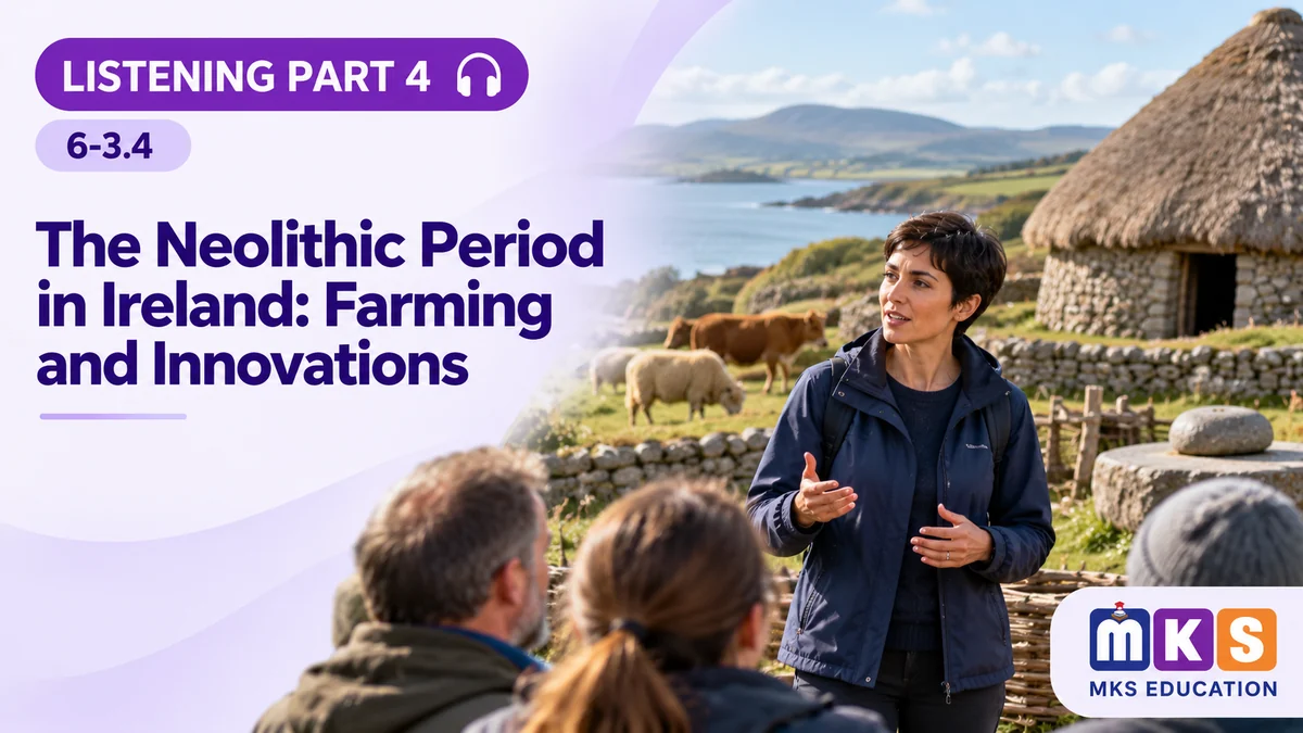 Listening 6-3.4 — The Neolithic Period in Ireland: Farming and Innovations