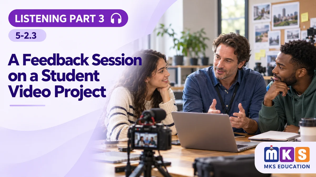 Listening 5-2.3 — A Feedback Session on a Student Video Project