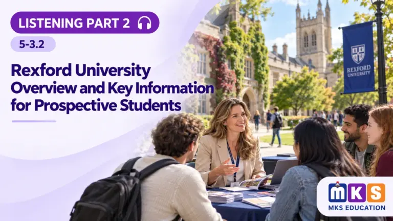 Listening 5-3.2 — Rexford University Overview and Key Information for Prospective Students — MKS Education cover