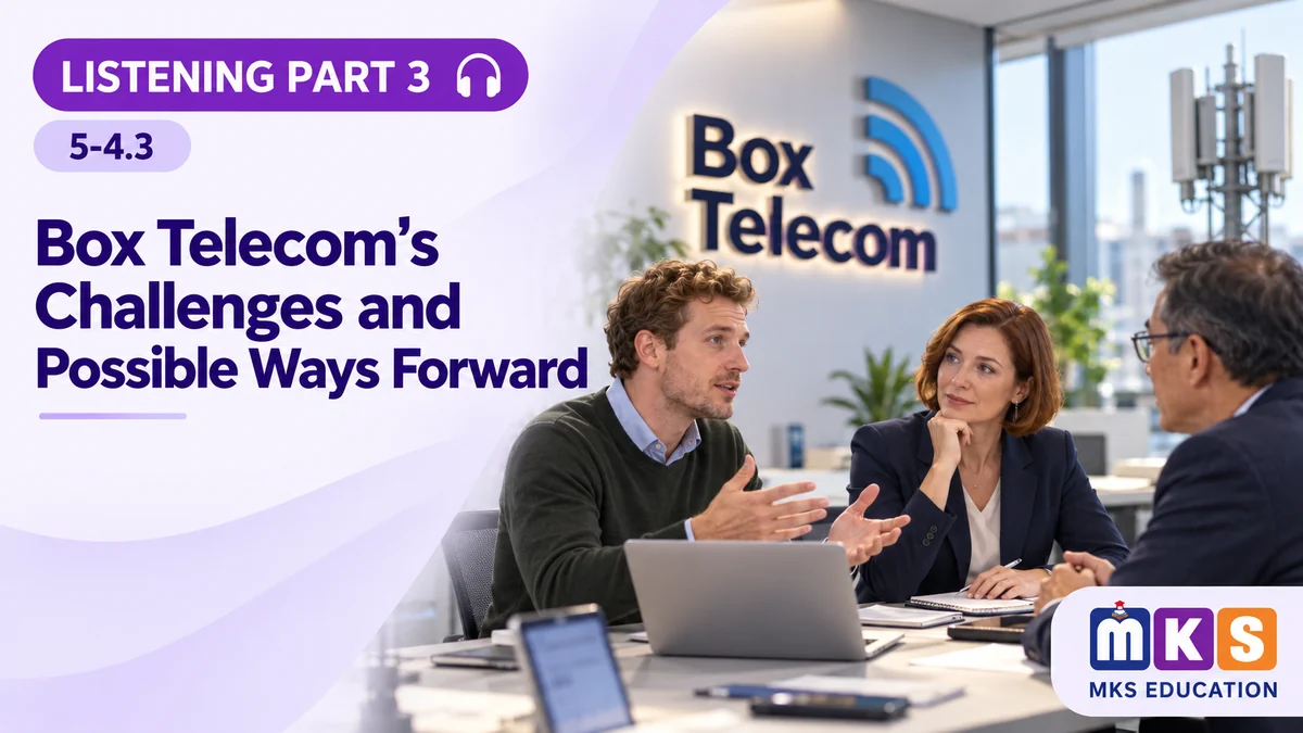Listening 5-4.3 — Box Telecom’s Challenges and Possible Ways Forward