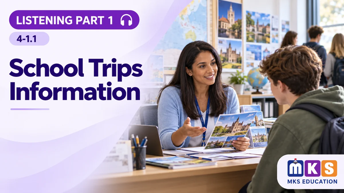 Listening 4-1.1 — School Trips Information