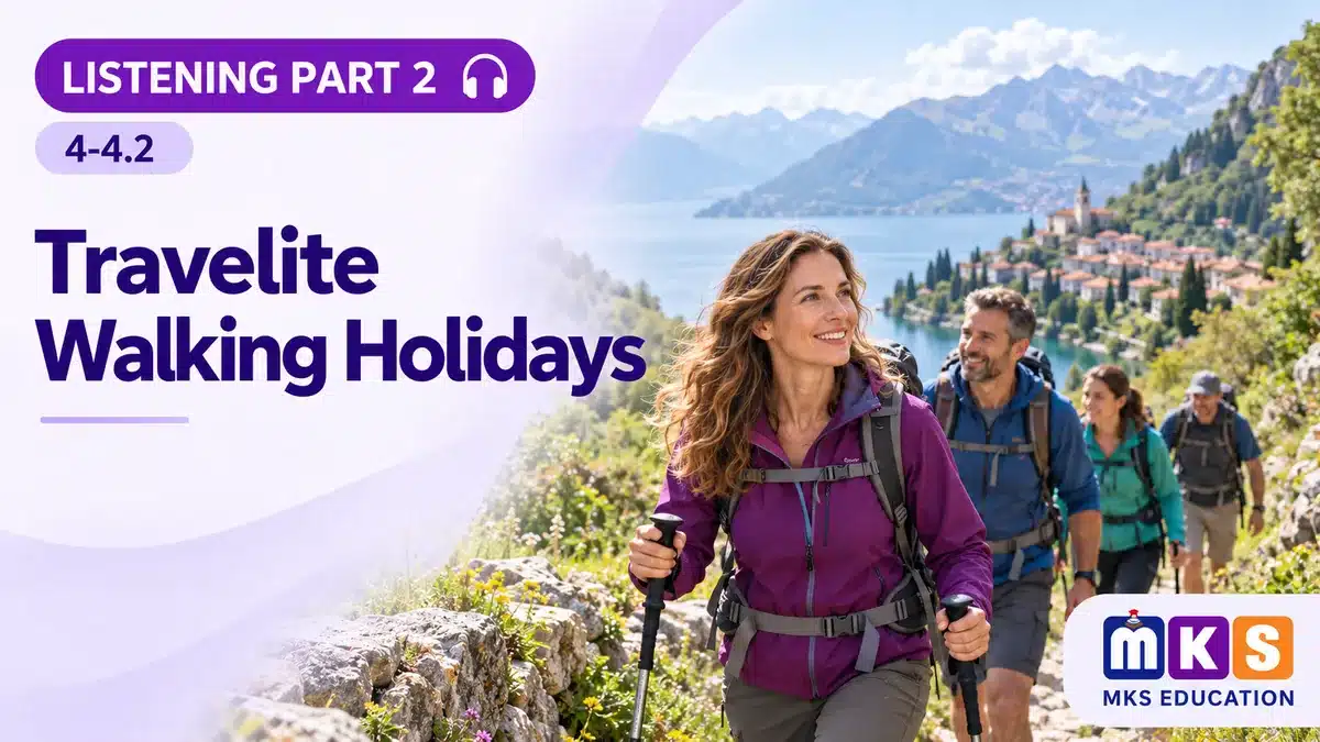 Listening 4-4.2 — Travelite Walking Holidays