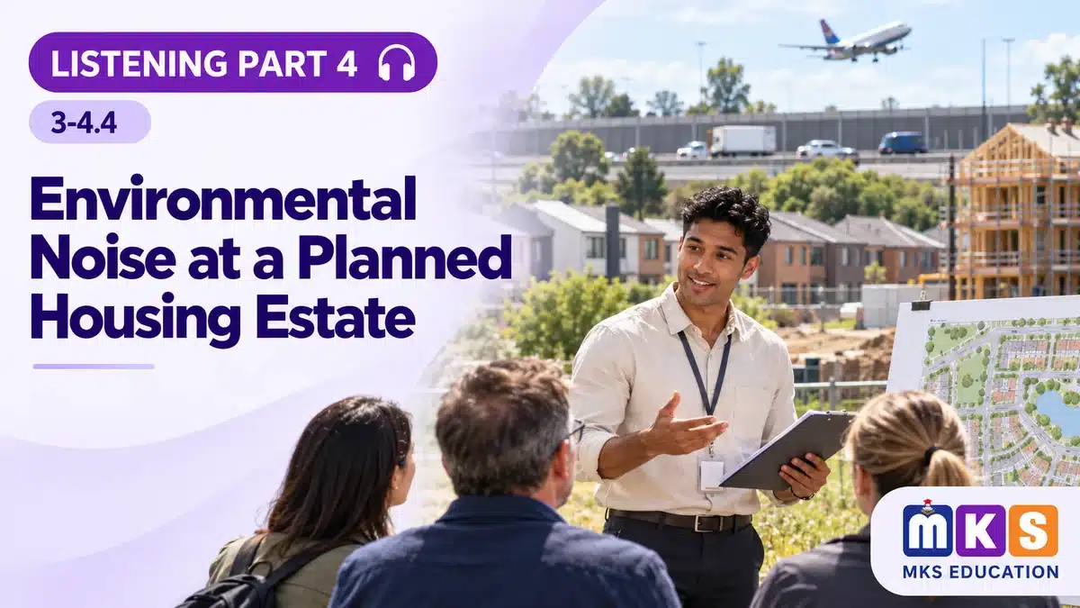 Listening 3-4.4 — Environmental Noise at a Planned Housing Estate
