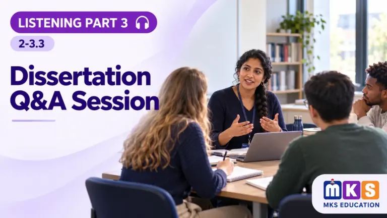 Listening 2-3.3 — Dissertation Q&A Session — MKS Education cover