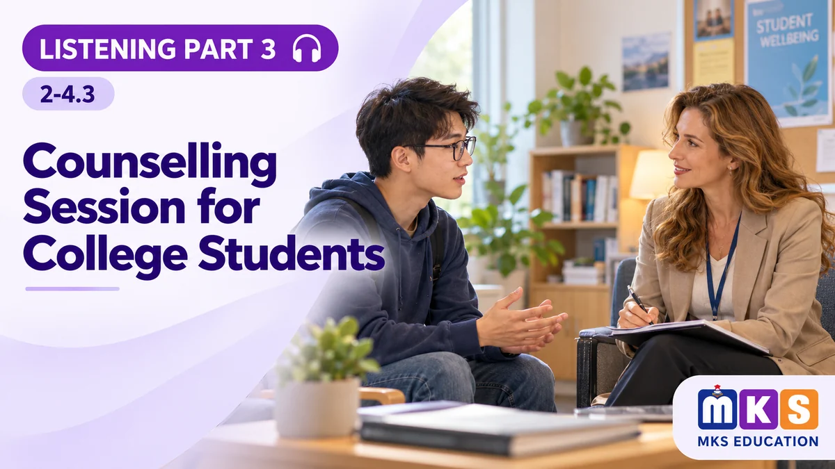 Listening 2-4.3 — Counselling Session for College Students