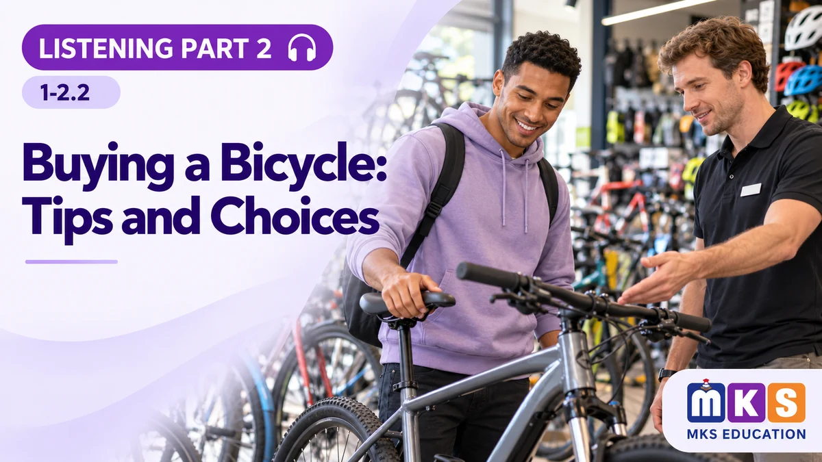 Listening 1-2.2 — Buying a Bicycle: Tips and Choices
