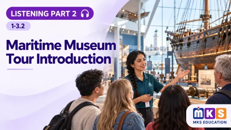 Listening 1-3.2 — Maritime Museum Tour Introduction — MKS Education cover