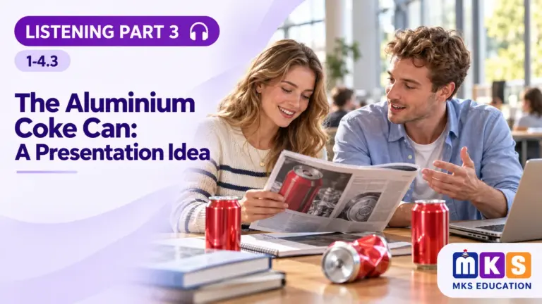 Listening 1-4.3 — The Aluminium Coke Can: A Presentation Idea — MKS Education cover