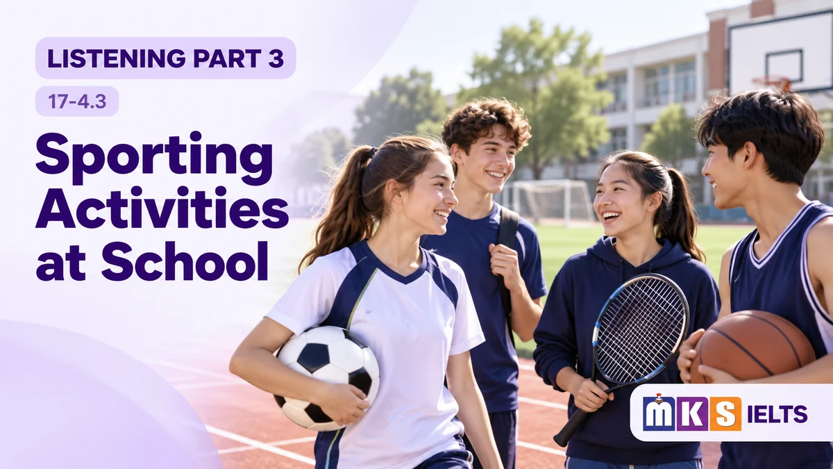 Listening 17-4.3 — Sports Science and Equipment