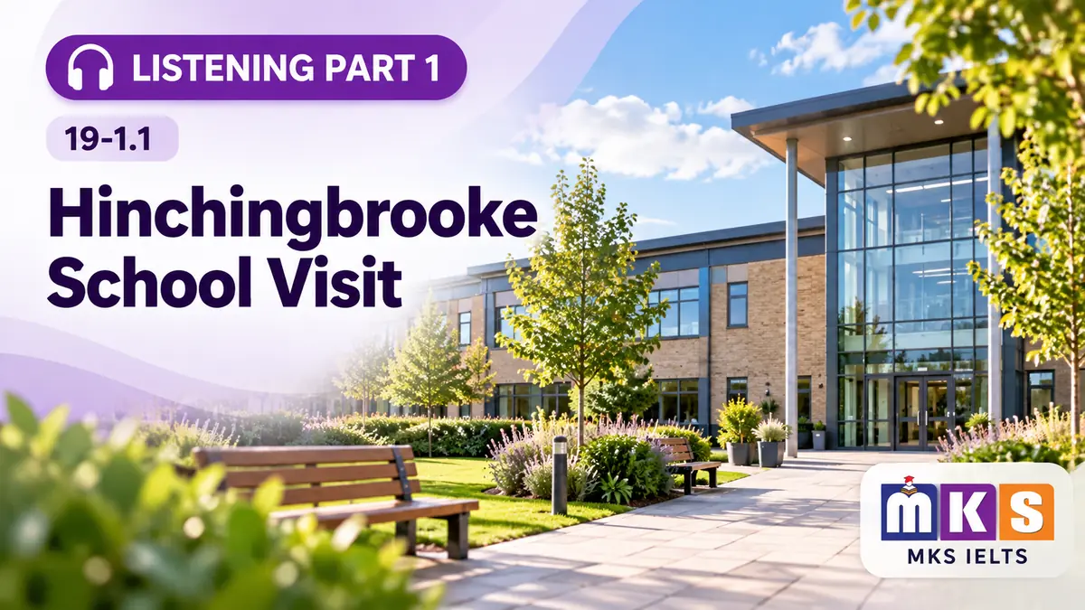 Listening 19-1.1 — Hinchingbrooke School Visit