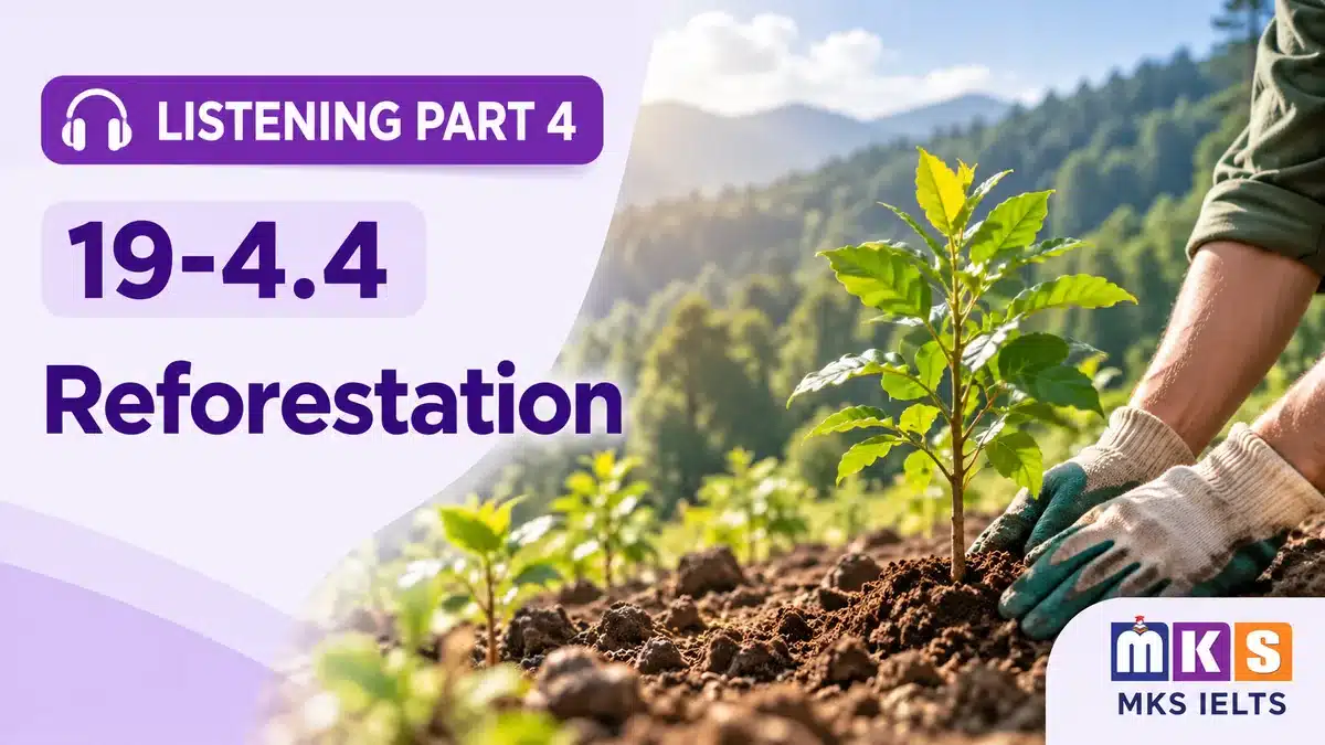 Listening 19-4.4 — Reforestation