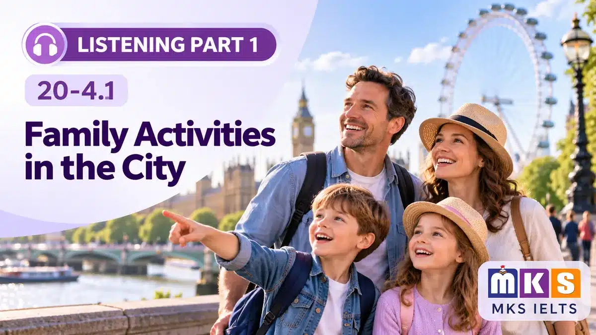 Listening 20-4.1 — Family Activities in the City