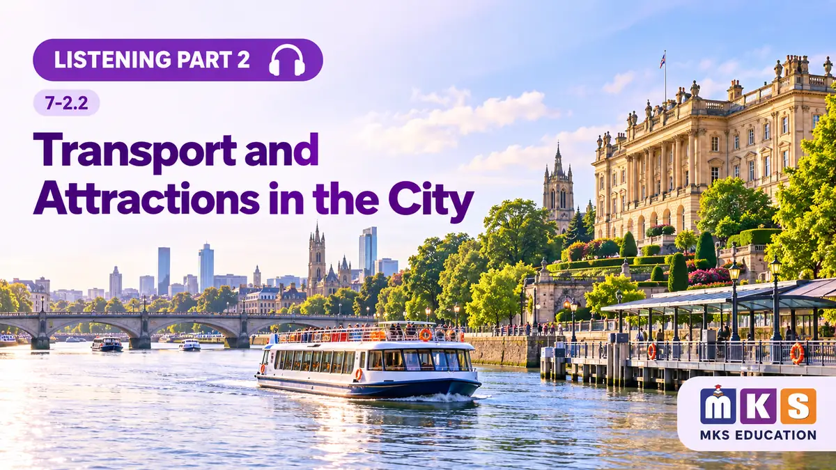 Listening 7-2.2 — City Transport and Attractions