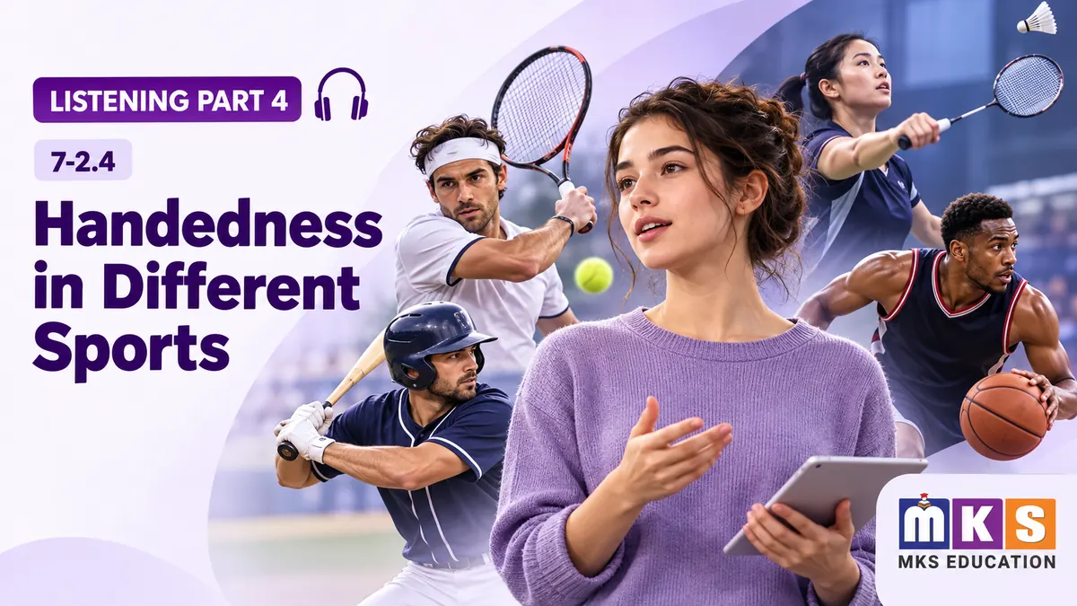Listening 7-2.4 — Handedness in Sport