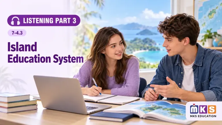 Island Education System — IELTS listening, test 7-4.3.