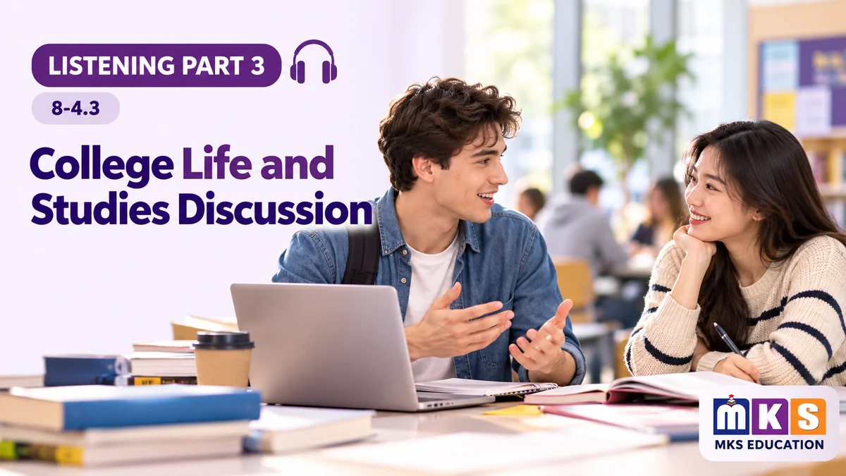 Listening 8-4.3 — College Life and Studies Discussion