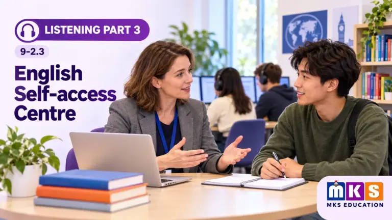 English Self-access Centre — IELTS listening, test 9-2.3.
